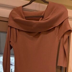 Cara Santana Off Shoulder Sweater Dress